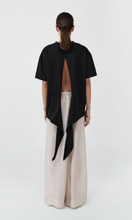 Load image into Gallery viewer, ST. AGNI Cotton Jersey Split Back Tee
