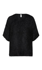 ST. AGNI Feathered Silk Tee