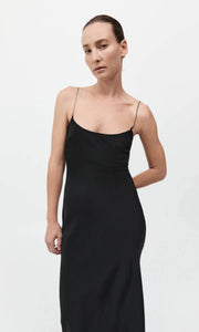 ST. AGNI Fine Chain Silk Slip Dress
