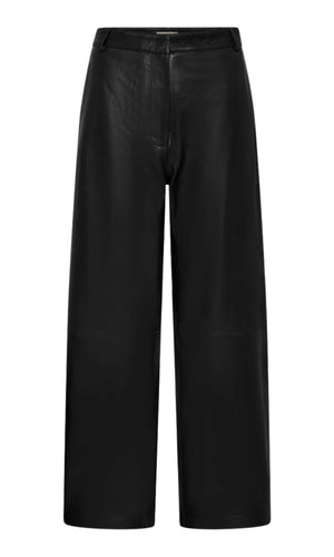 ST. AGNI Leather Balloon Pants