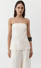 Load image into Gallery viewer, ST. AGNI Strapless Rouleau Tie Top
