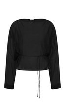 Load image into Gallery viewer, ST. AGNI Stretch Silk Bateau Top
