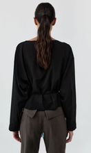 Load image into Gallery viewer, ST. AGNI Stretch Silk Bateau Top
