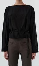 Load image into Gallery viewer, ST. AGNI Stretch Silk Bateau Top

