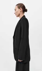 ST. AGNI Wool Double Layer Blazer
