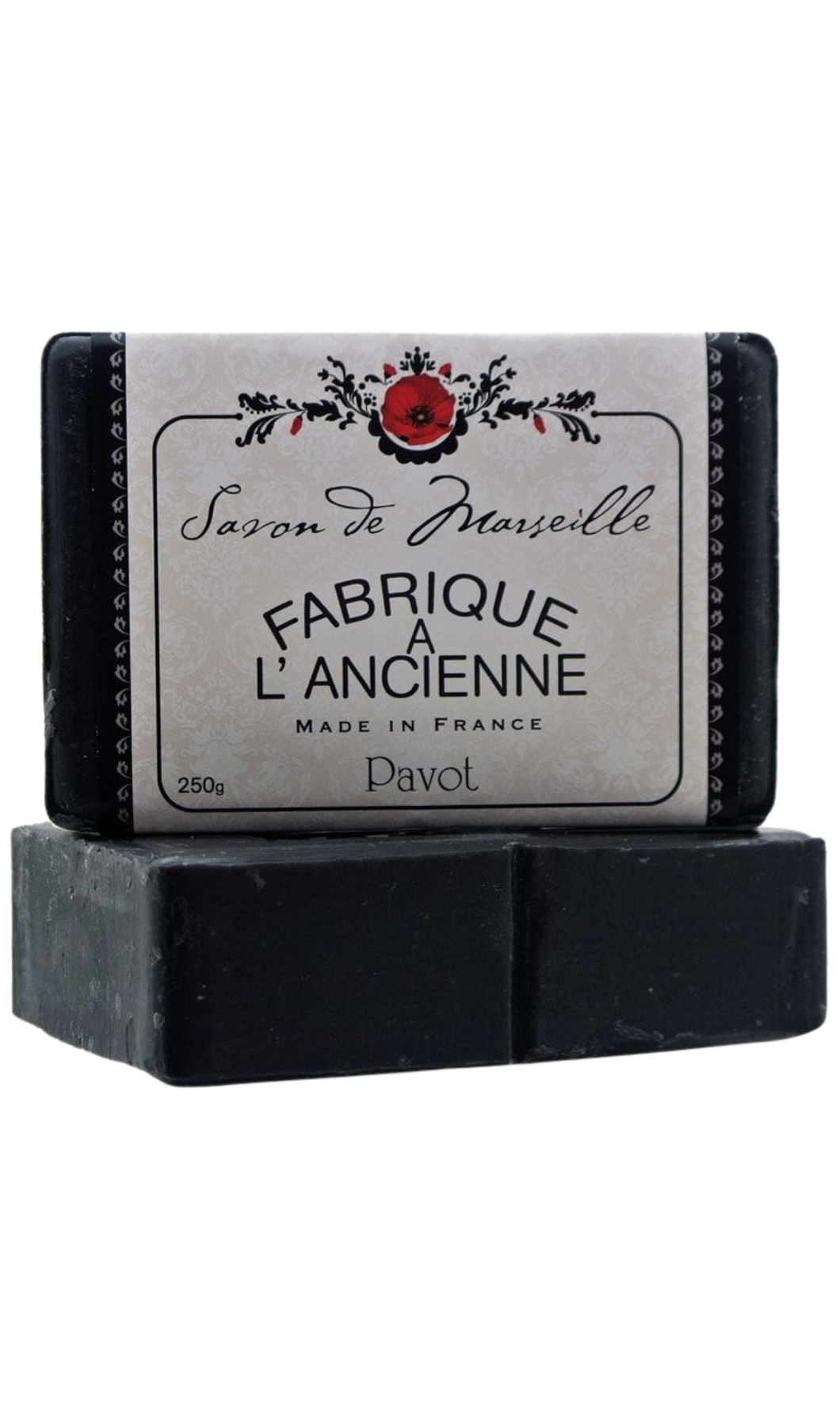 THE FRENCH SHOPPE Savon de Marseille Bar Soap Poppy