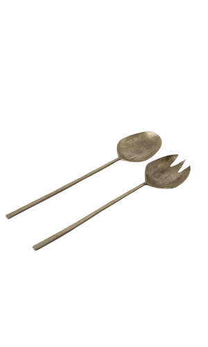 BRASS Antique Finish Thin Handle Servers