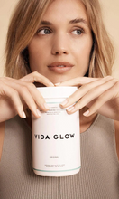 Load image into Gallery viewer, VIDA GLOW Natural Marine Collagen Powder 270g Glass Tub Original
