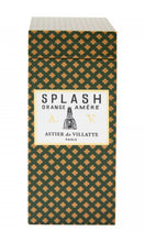 Load image into Gallery viewer, Astier de Villatte Splash Orange Amére 150ml perfume fragrance in luxurious green box decorated with gold clover motifs, available at Amara Home.
