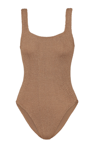 HUNZA G Square Neck Swimsuit