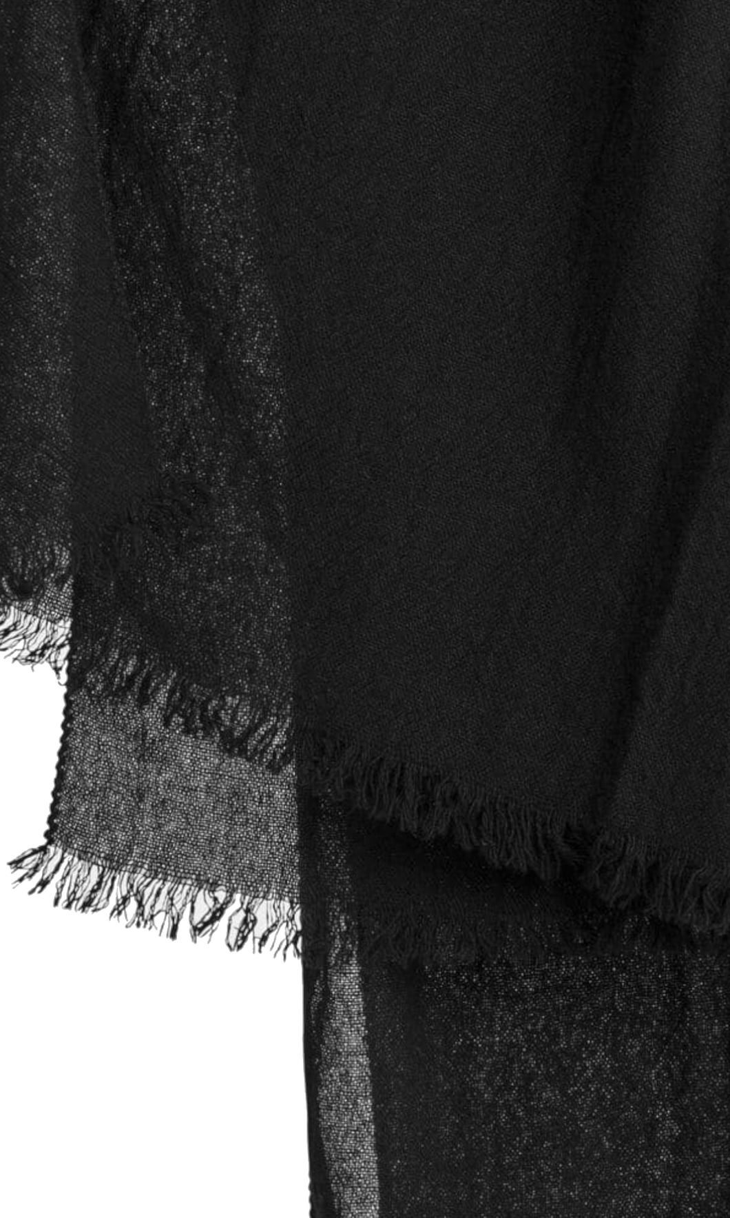 BEMBOKA Italian Cashmere Scarf Black