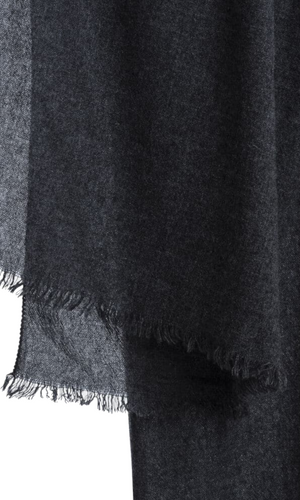 BEMBOKA Italian Cashmere Scarf Charcoal
