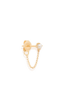 Load image into Gallery viewer, BY CHARLOTTE | Peace Lover Single Chain Earring
