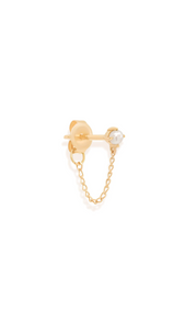 BY CHARLOTTE | Peace Lover Single Chain Earring