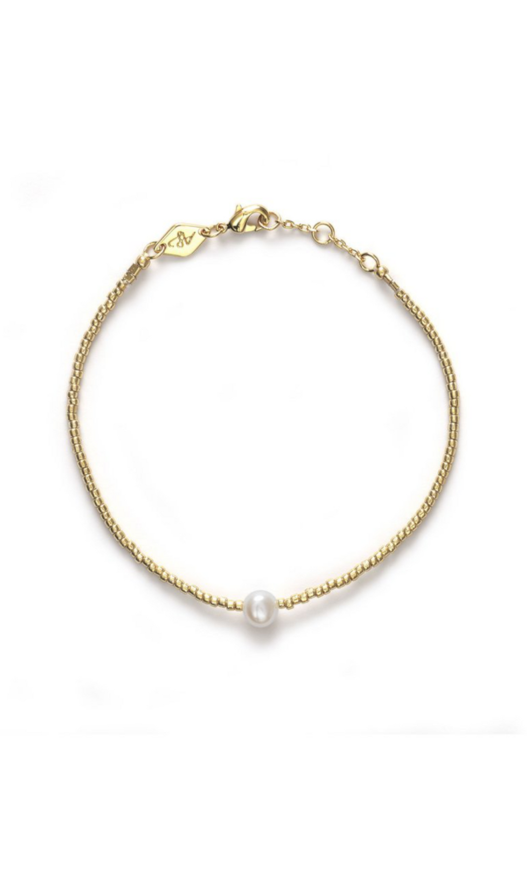 ANNI LU | Pearly Bracelet | Gold